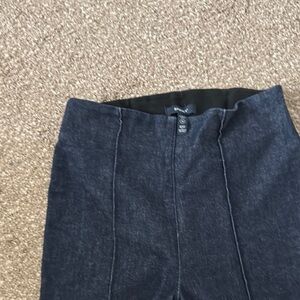 SPANX High Rise Blue Jeans with Seam Detailing